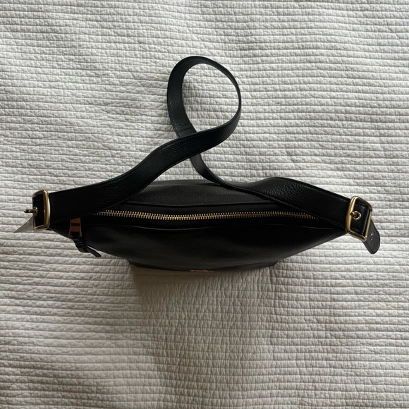 NWT Coach Black Leather Val Duffle Bag - Picture 7 of 14